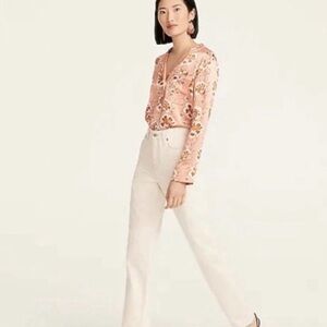 JCrew High Rise Classic Straight Full Length Jeans